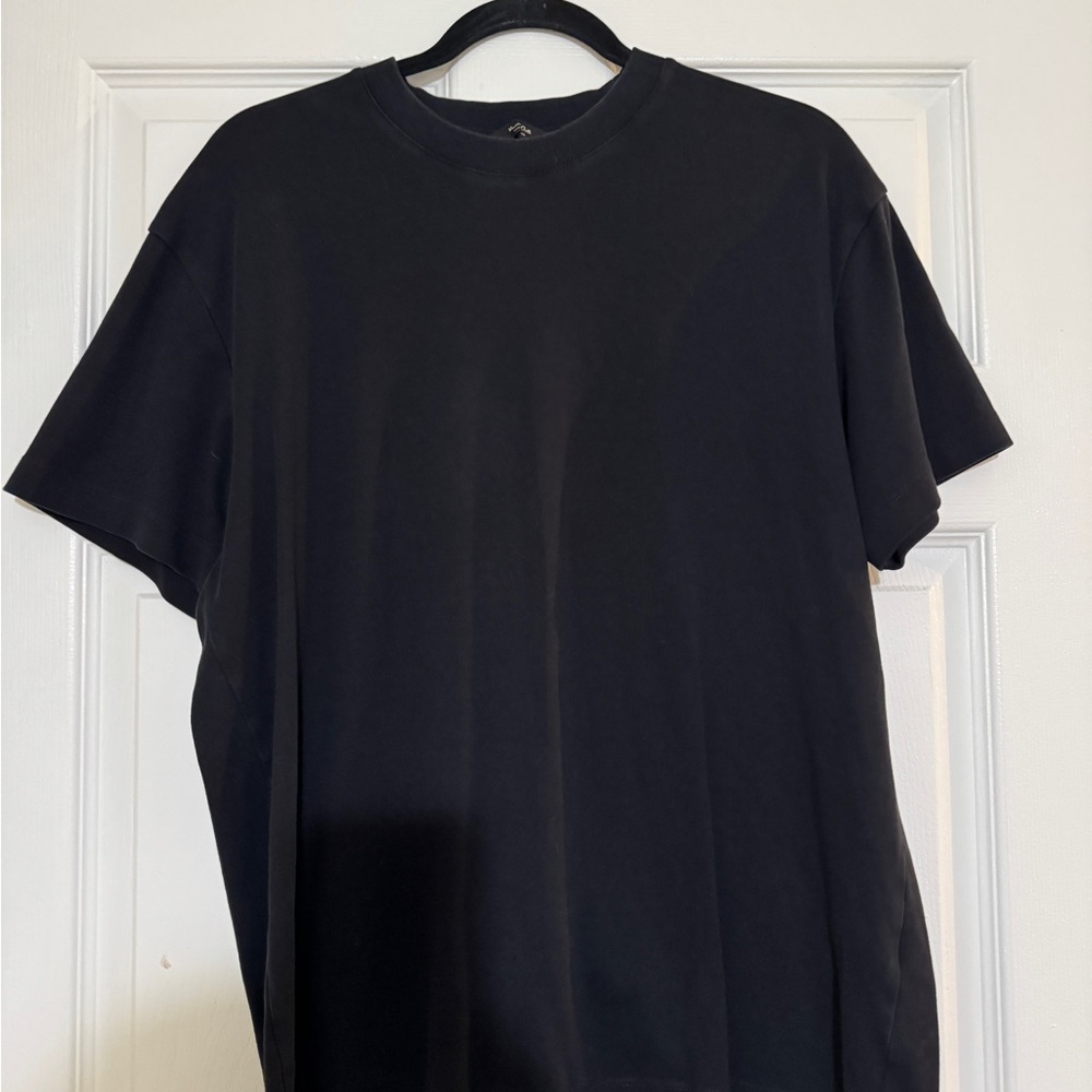 Massimo Dutti Charcoal Short Sleeve Tee